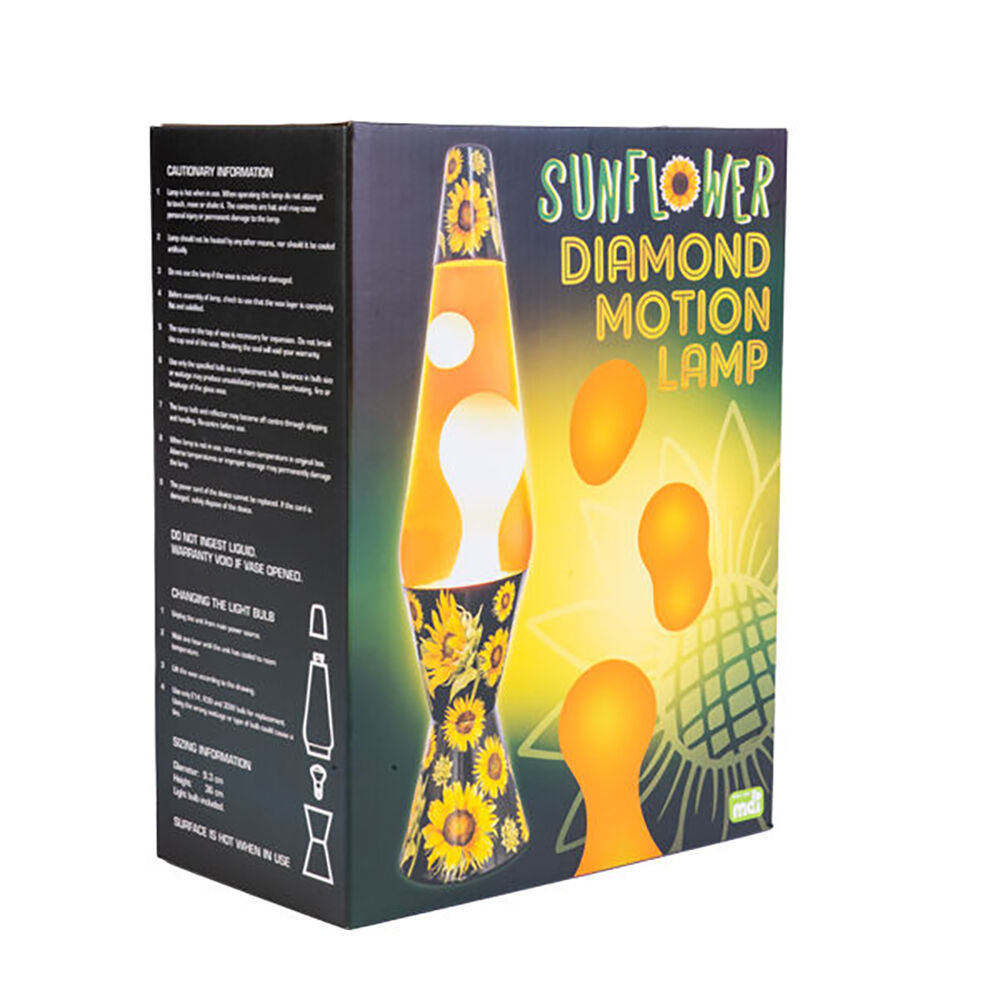 Mdi Diamond Motion Lamp Night Light Bedside Tabletop Bedroom Decor Sunflower — image 4