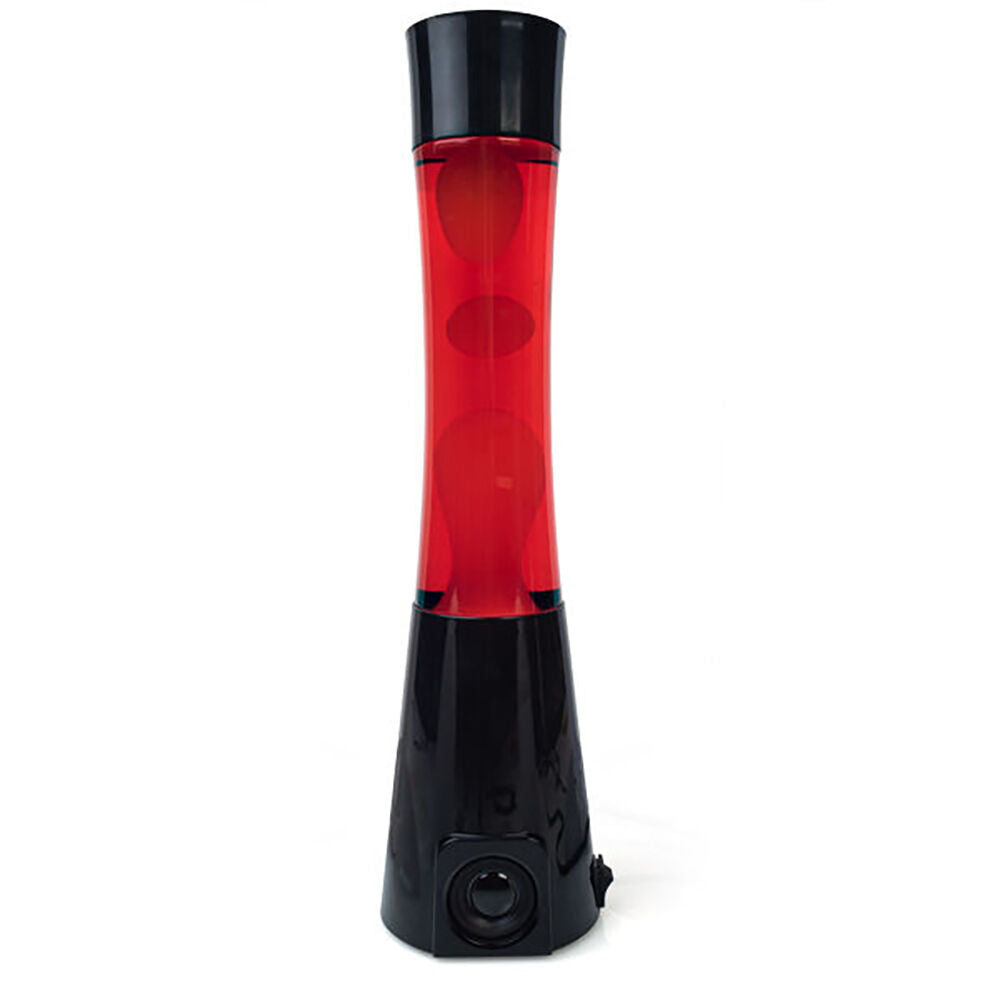Art + Tech Motion Lamp Speaker LED Light Bluetooth Decor 11.2x40cm Black/Red — image 5