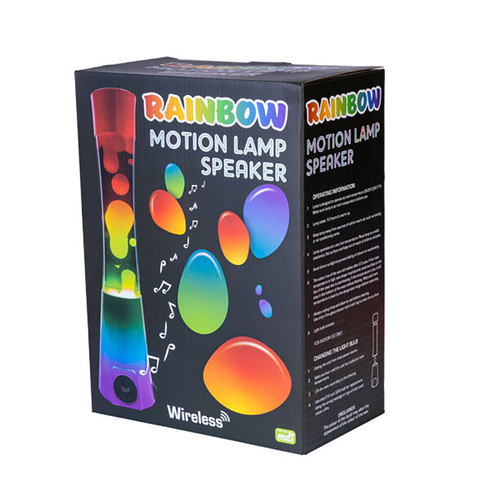 Art + Tech Motion Lava Lamp 40cm Rainbow Decor LED Light Bluetooth Speaker — image 5