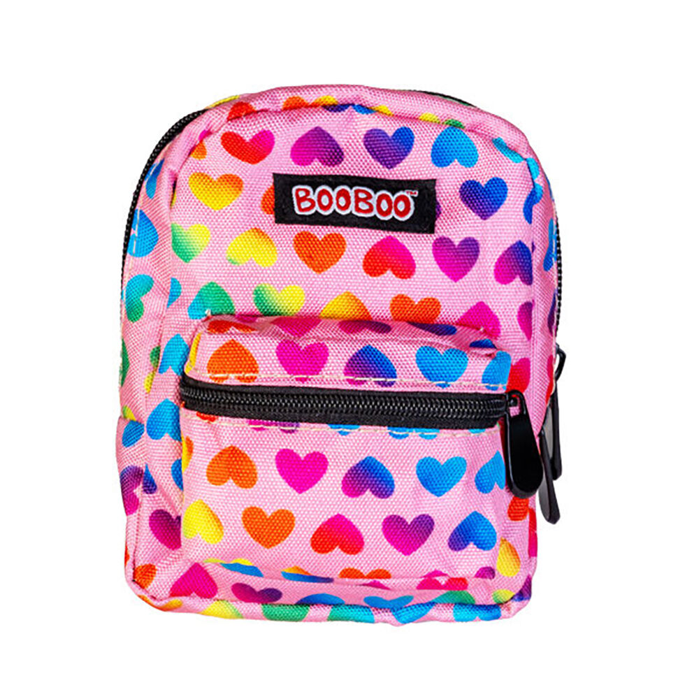 Mdi BooBoo Backpack Minis Heart Novelty Mini Bag 11x15cm Kids 3y+ — Pink