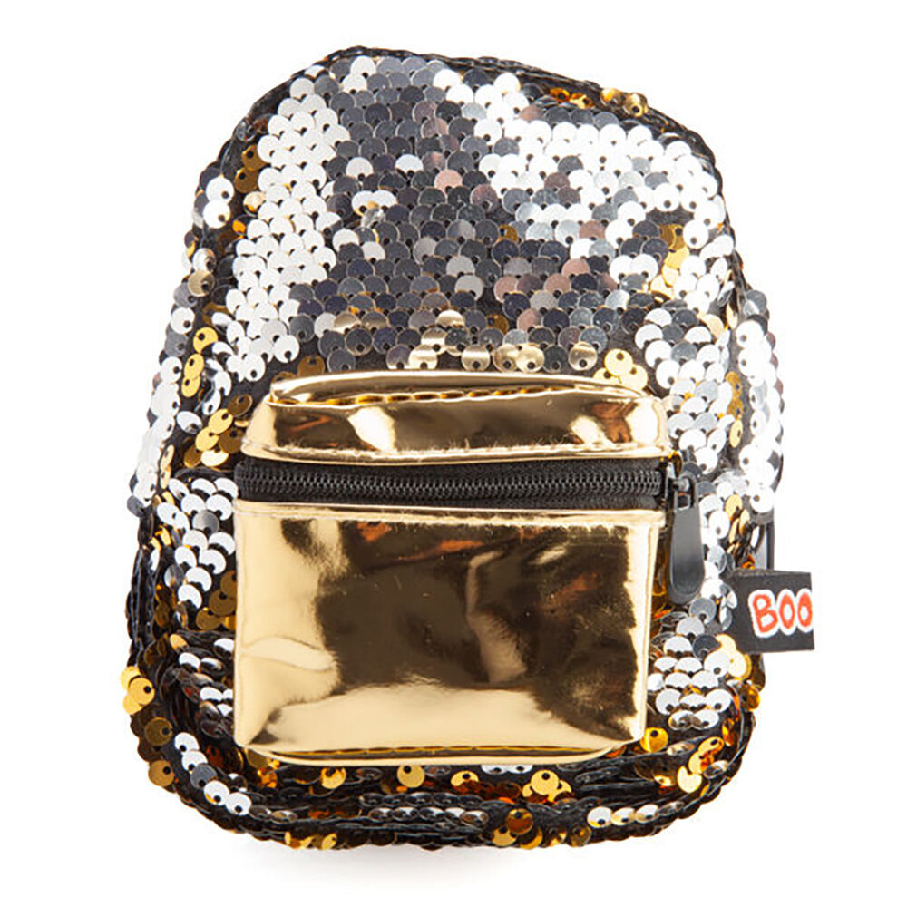 Mdi BooBoo Backpack Minis Sequin Gold Mini Clip-On Bag/Purse 11x13cm 3y+ (3 Pack) — image 2
