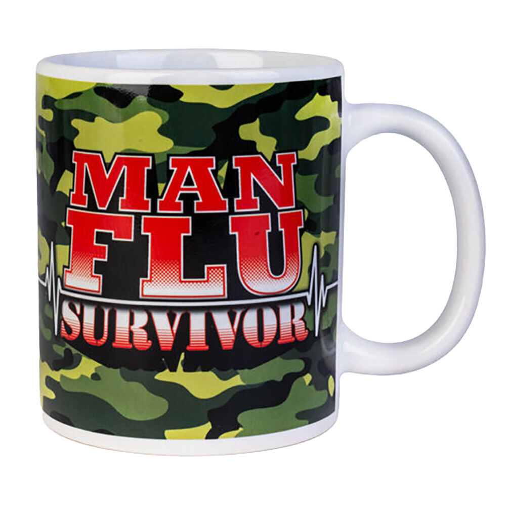 Mdi Ceramic Coffee Mug Drinkware 115x95mm - Man Flu Survivor (3 Pack) — image 2