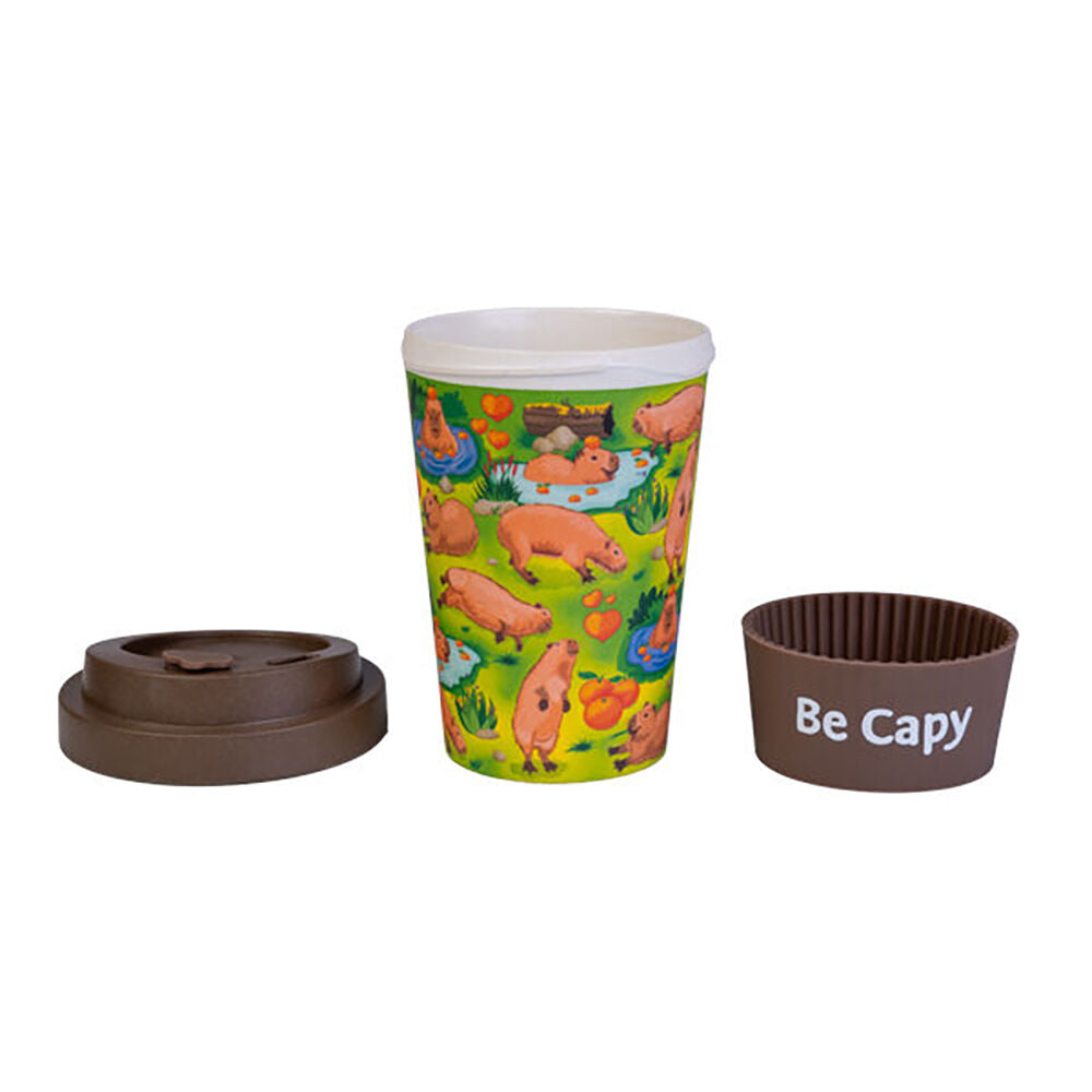 Capybara Eco-To-Go Bamboo 470ml Travel Coffee Cup/Mug 6.5x14.5cm Capybara — image 2
