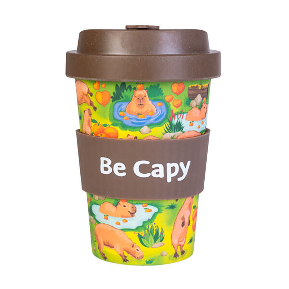 Capybara Eco-To-Go Bamboo 470ml Travel Coffee Cup/Mug 6.5x14.5cm Capybara