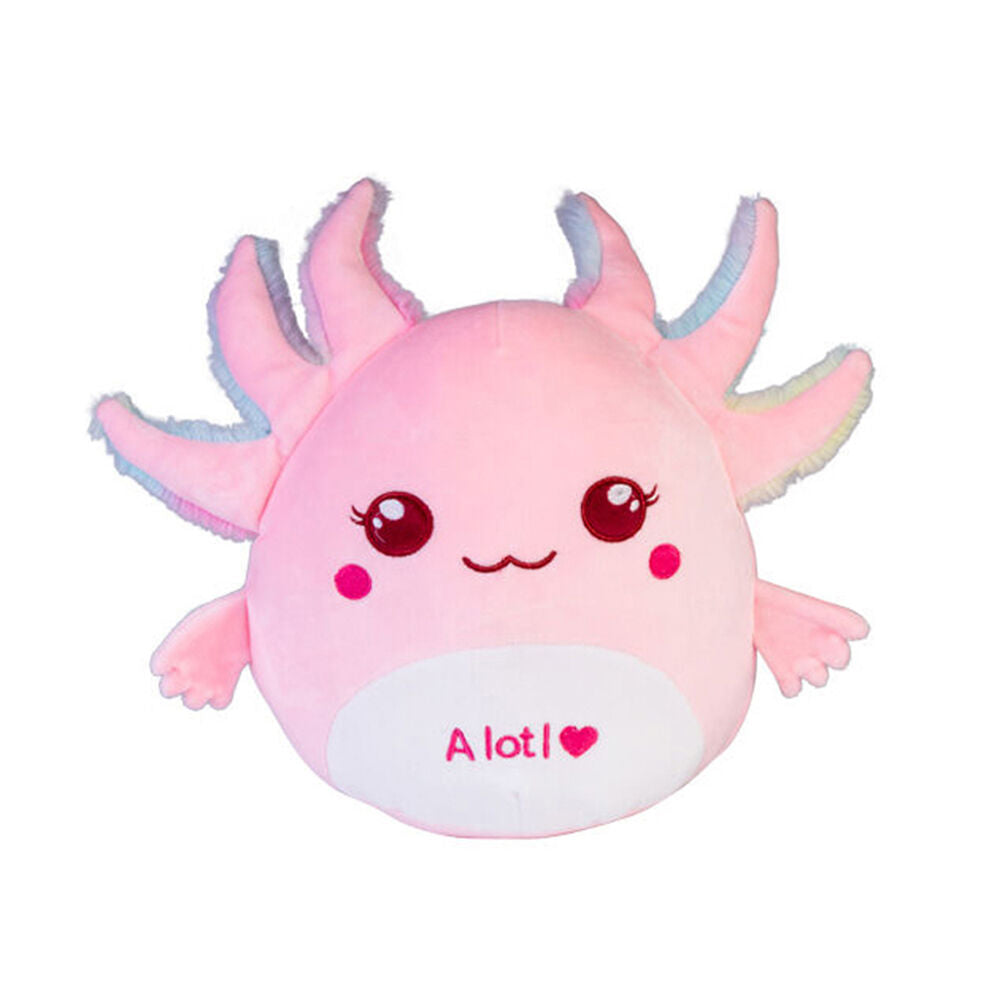 Smooshos Pal Squishy Super Soft Velour Plushie Kids Toy 22x16x22cm Axolotl (2 Pack) — image 2