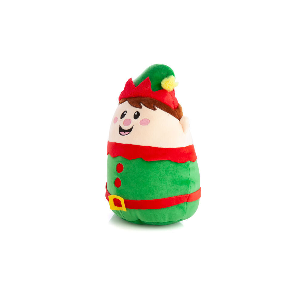 Smooshos 22x16x22cm Christmas Elf Pal Squishy Velour Plushie Kids Toy — image 2