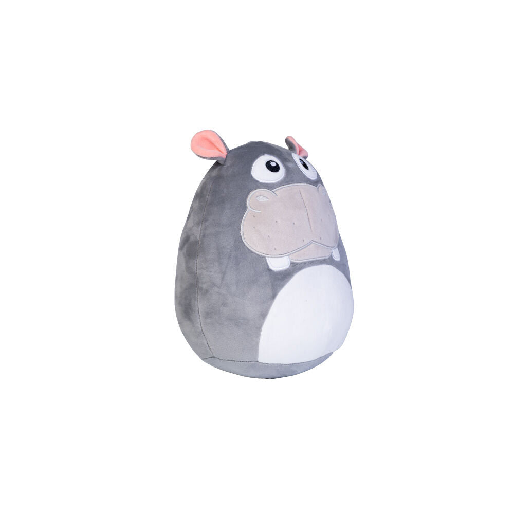 Smooshos 22x16x22cm Hippopotamus Pal Squishy Velour Plushie Kids Toy — image 2