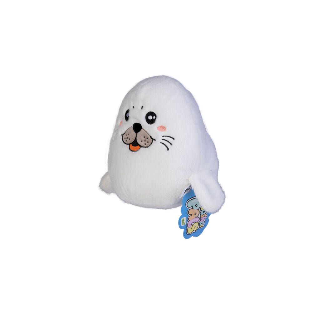 Smooshos 22x16x22cm Harp Seal Pup Pal Squishy Velour Plushie Kids Toy — image 2