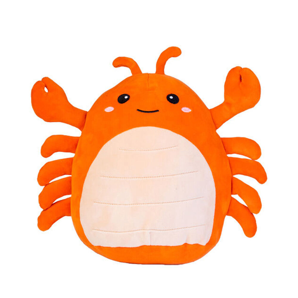 Smooshos Pal Squishy Super Soft Velour Plushie Kids Toy 22x16x22cm Lobster (2 Pack) — image 2