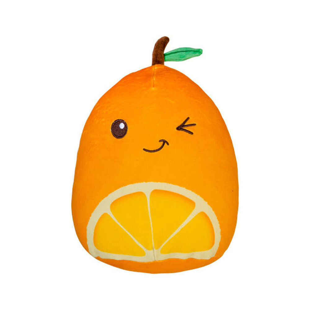 Smooshos Pal Squishy Velour Plushie Kids Toy 22x16x22cm Orange Fruit (3 Pack) — image 2