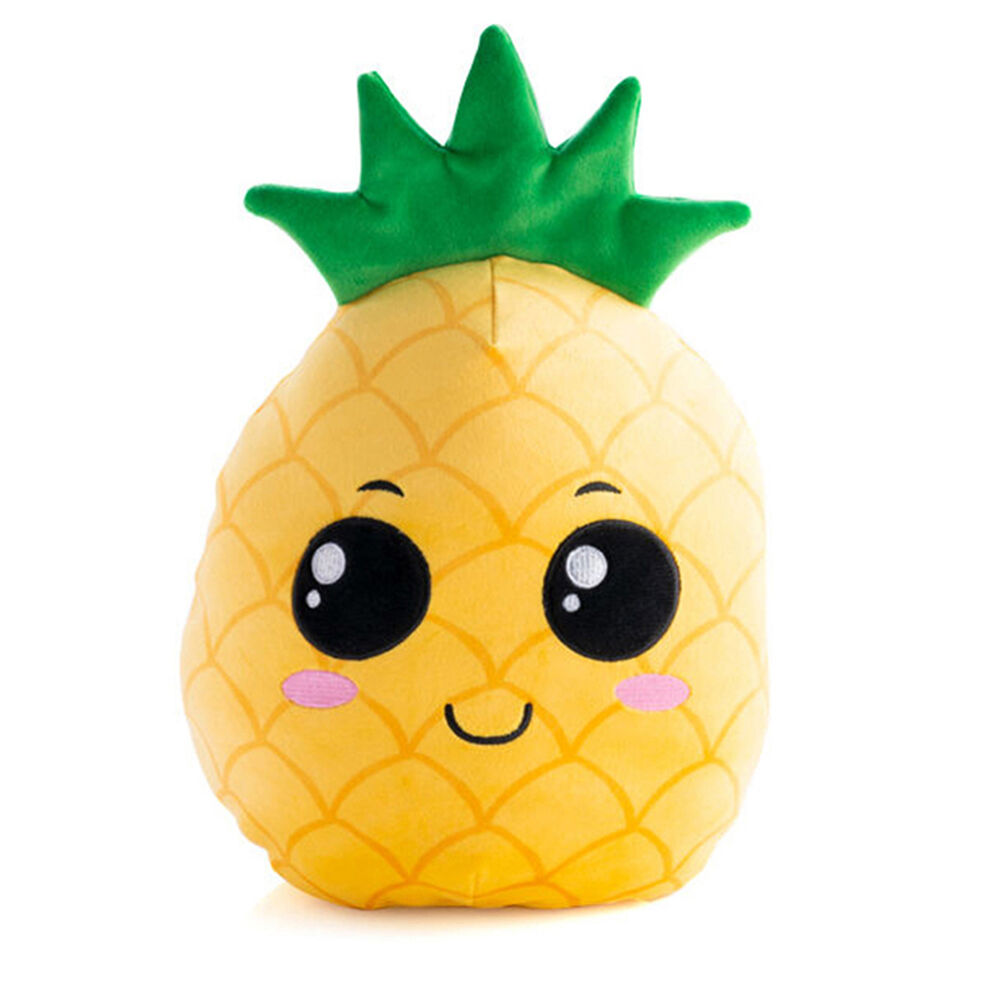 Smooshos 22x16x22cm Pineapple Pal Squishy Super Soft Velour Plushie Kids Toy