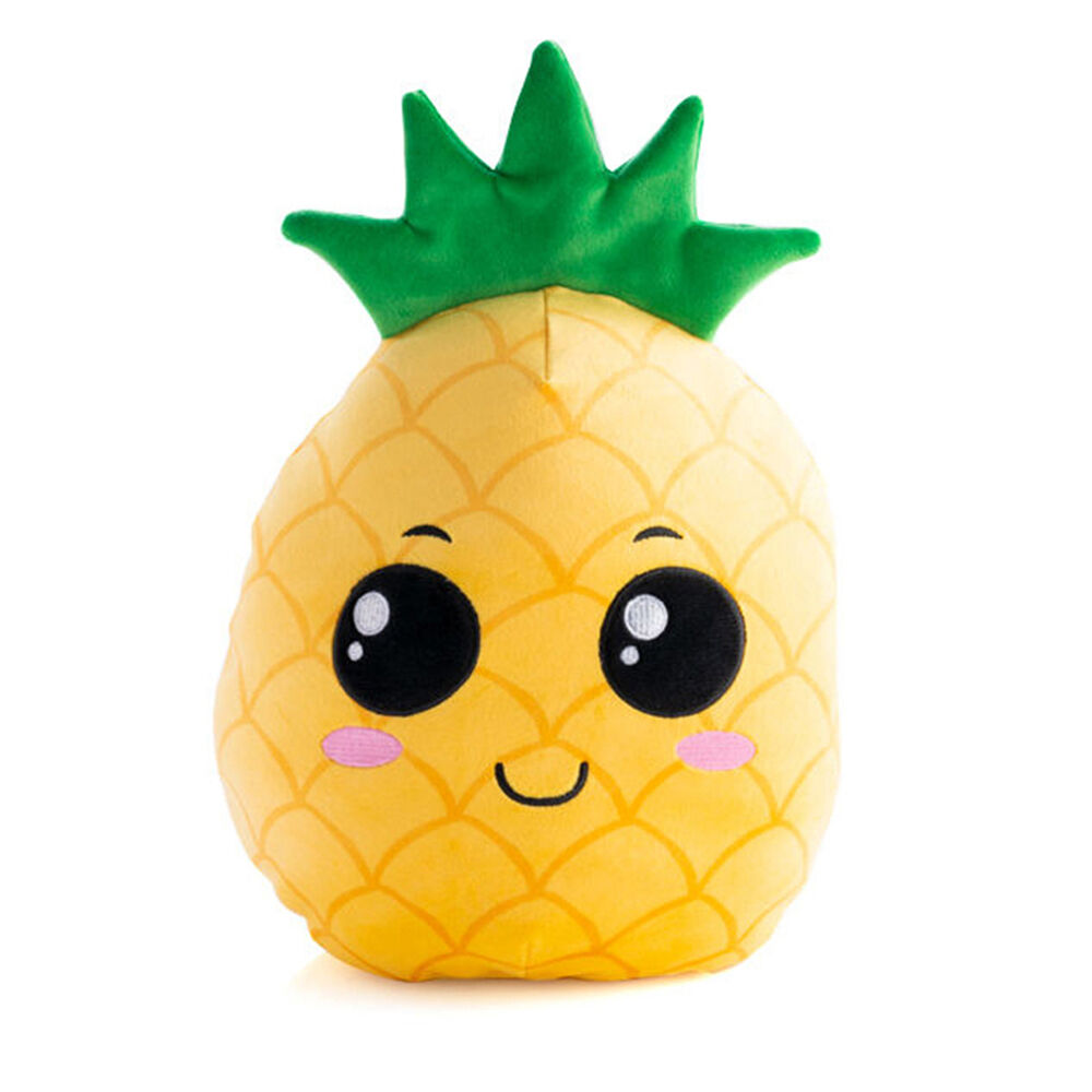 Smooshos Pal Squishy Super Soft Velour Plushie Kids Toy 22x16x22cm Pineapple (2 Pack) — image 2