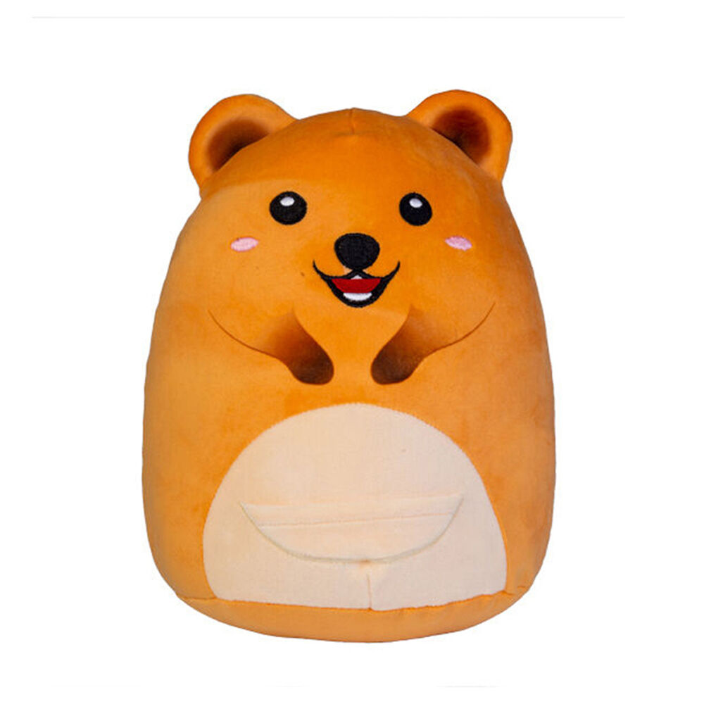 Smooshos Pal Squishy Super Soft Velour Plushie Kids Toy 22x16x22cm Quokka (2 Pack) — image 2