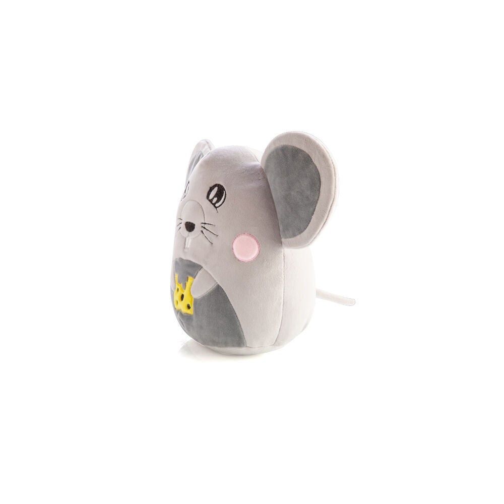 Smooshos 22x16x22cm Rat Pal Squishy Super Soft Velour Plushie Kids Toy — image 2