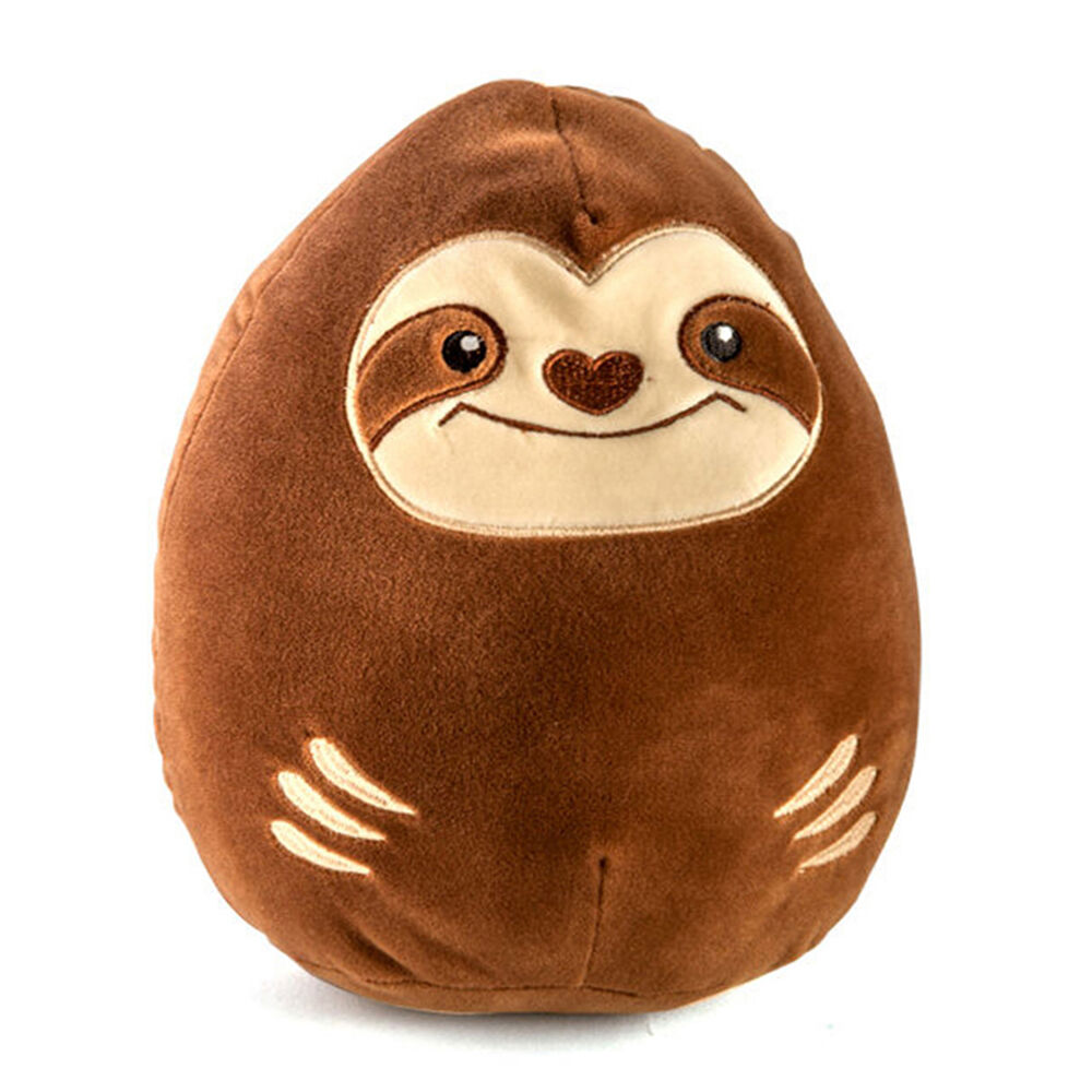 Smooshos 22x16x22cm Sloth Lounge Pal Squishy Super Soft Velour Plushie Kids Toy