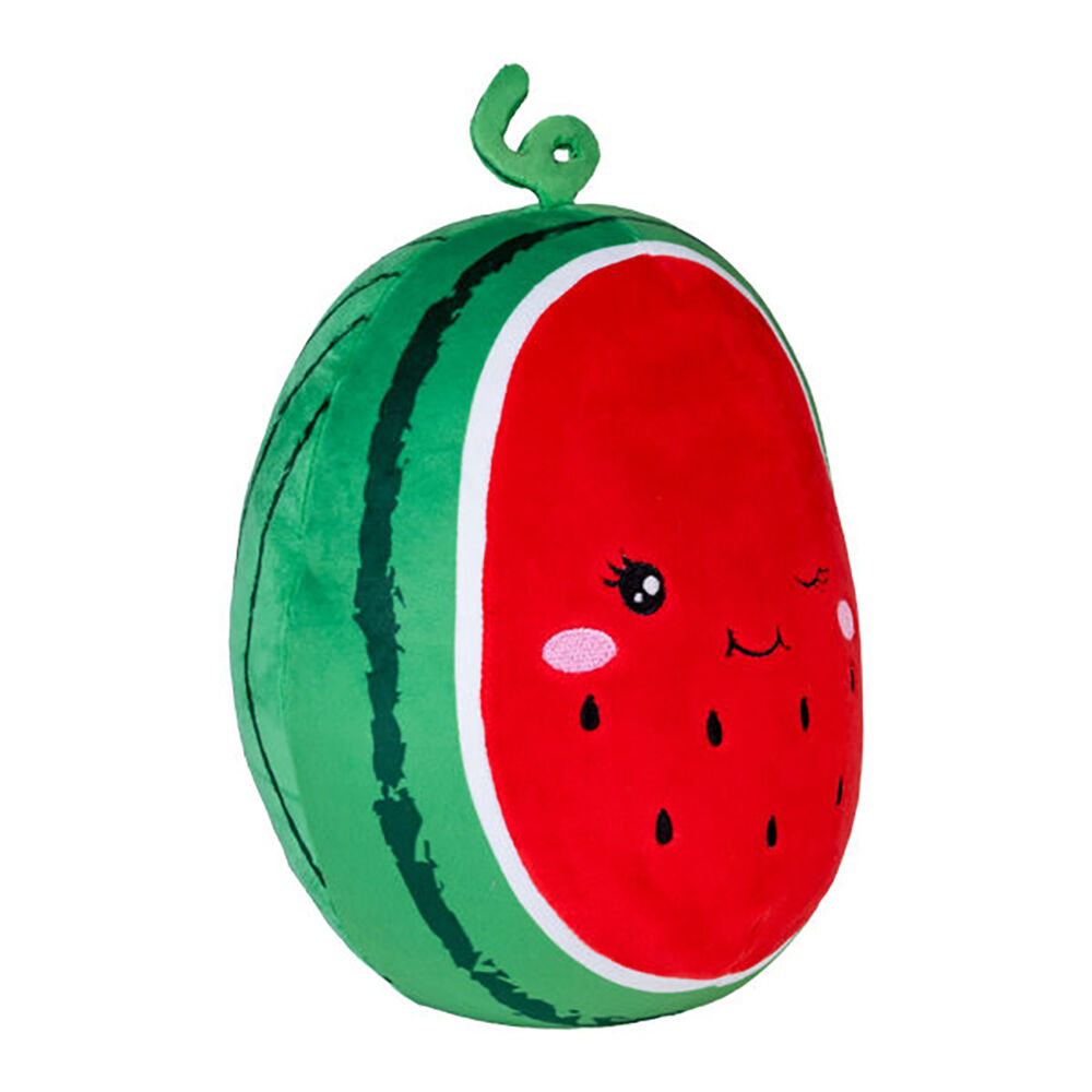 Smooshos Watermelon 22x16cm Stuffed Animal Pillow Pal Cushion Plush — image 2