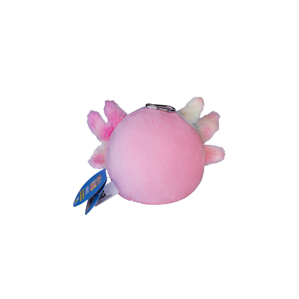 Smooshos 17x15x10cm Travel Axolotl Pal Velour Plushie Neck Pillow Kids Toy — image 5