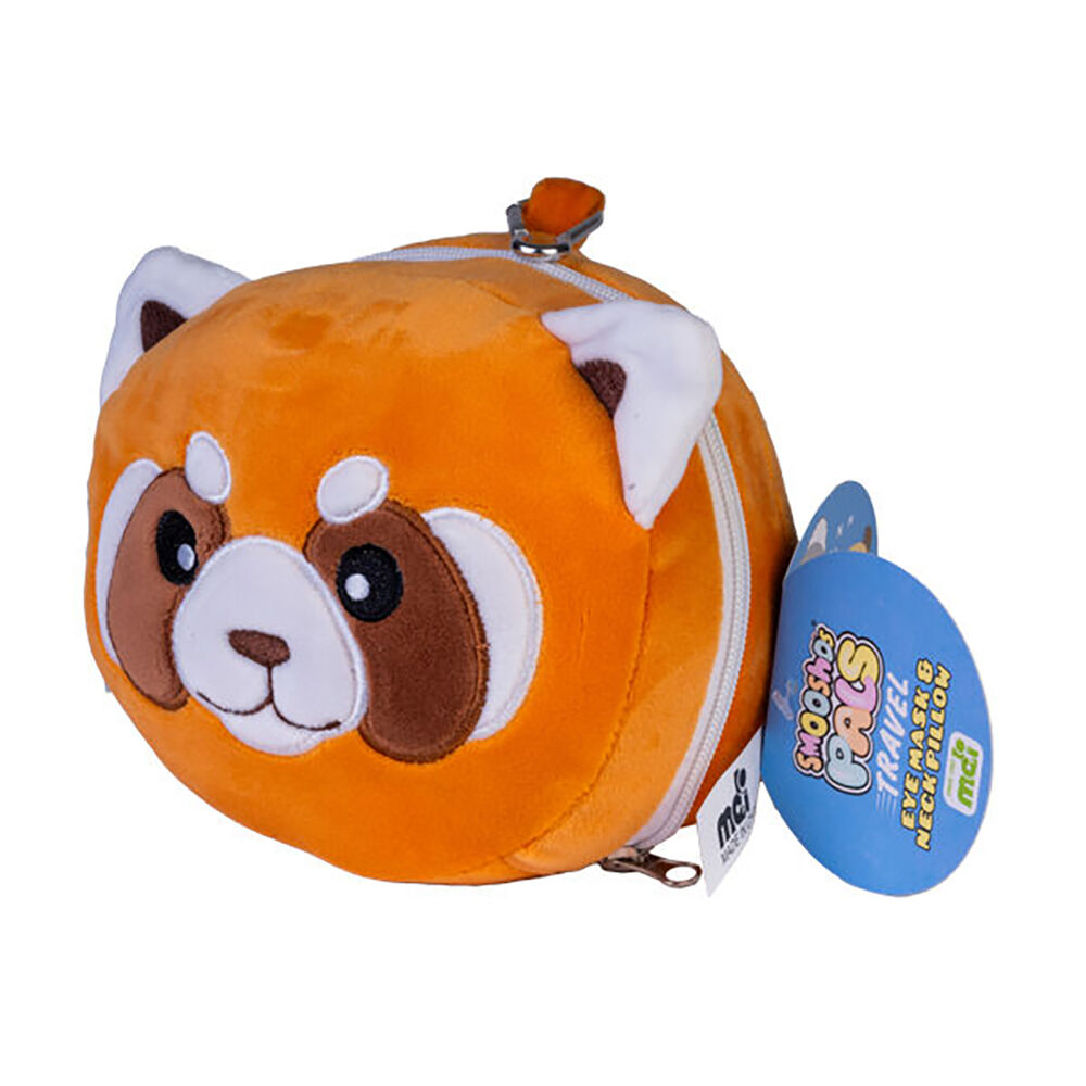 Mdi Smooshos Pal Travel 2-in-1 Eye Mask Neck Pillow Red Panda 17x15cm — image 7
