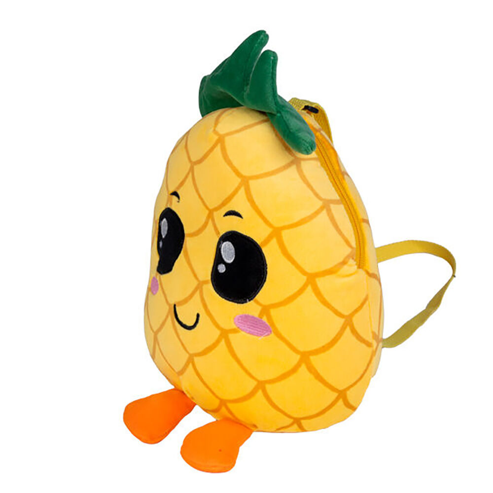 Smooshos Soft Plush The Bag of Pal Pineapple Kids Backpack Yellow — image 2