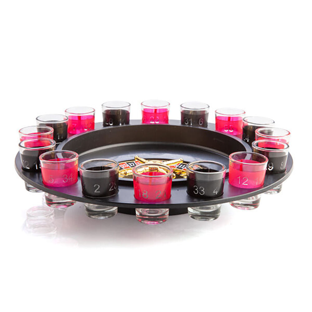 Mdi Shot Glass Roulette w/ Shot Glasses Drinking Roulette Game Set 29.5cm — image 2