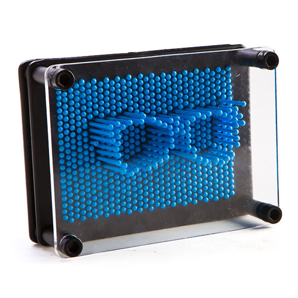 Mdi Neon Pin Art Board Square Reusable Canvas Sensory Desk Toy 13x10cm — image 2