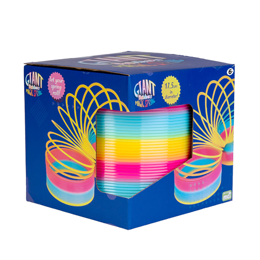 Mdi Giant Magic Spring Colorful Rainbow Kids Fun Educational Activity Toy — image 3