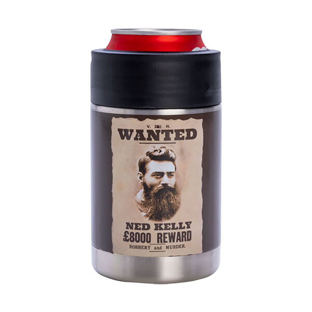 Mdi Bushranger Ned Metal Can/Bottle Cooler Stubby Holder Barware Accessory (2 Pack) — image 2