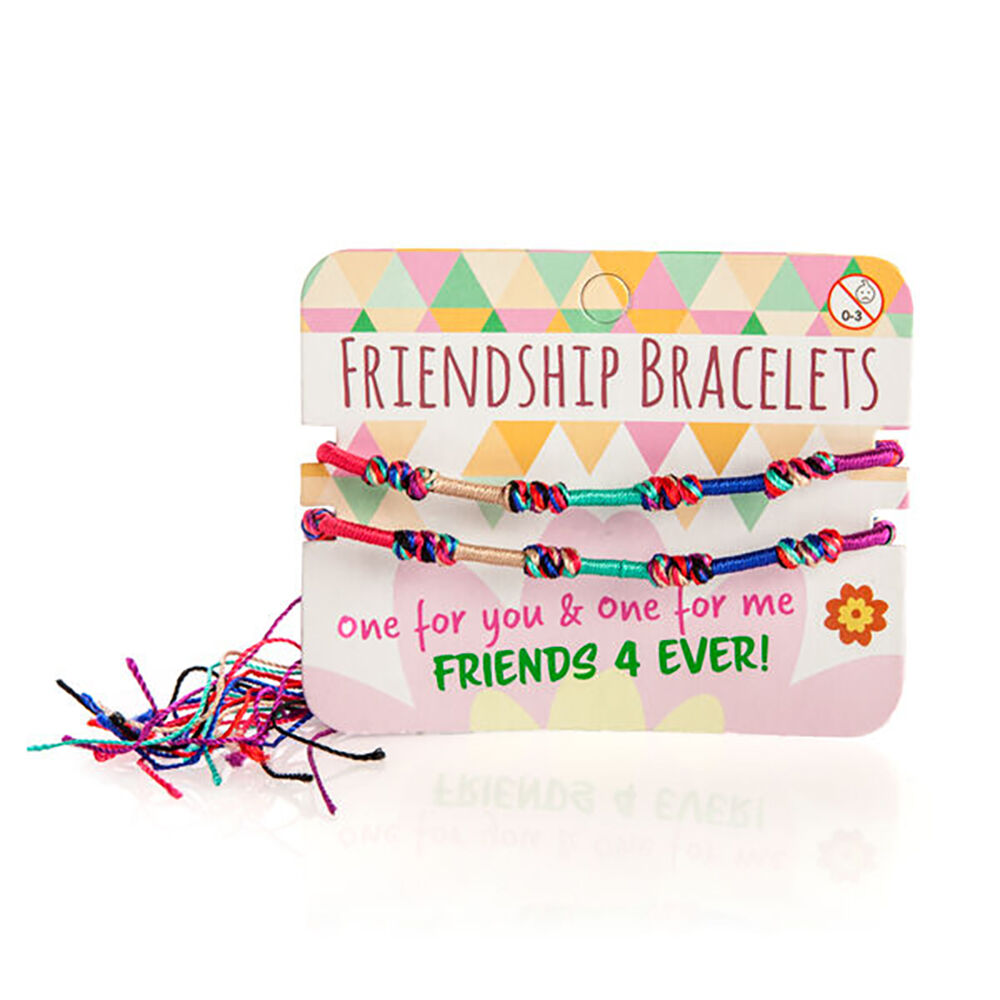 Mdi Friendship Colourful Adjustable Handwoven Bracelets 11x11cm Assorted
