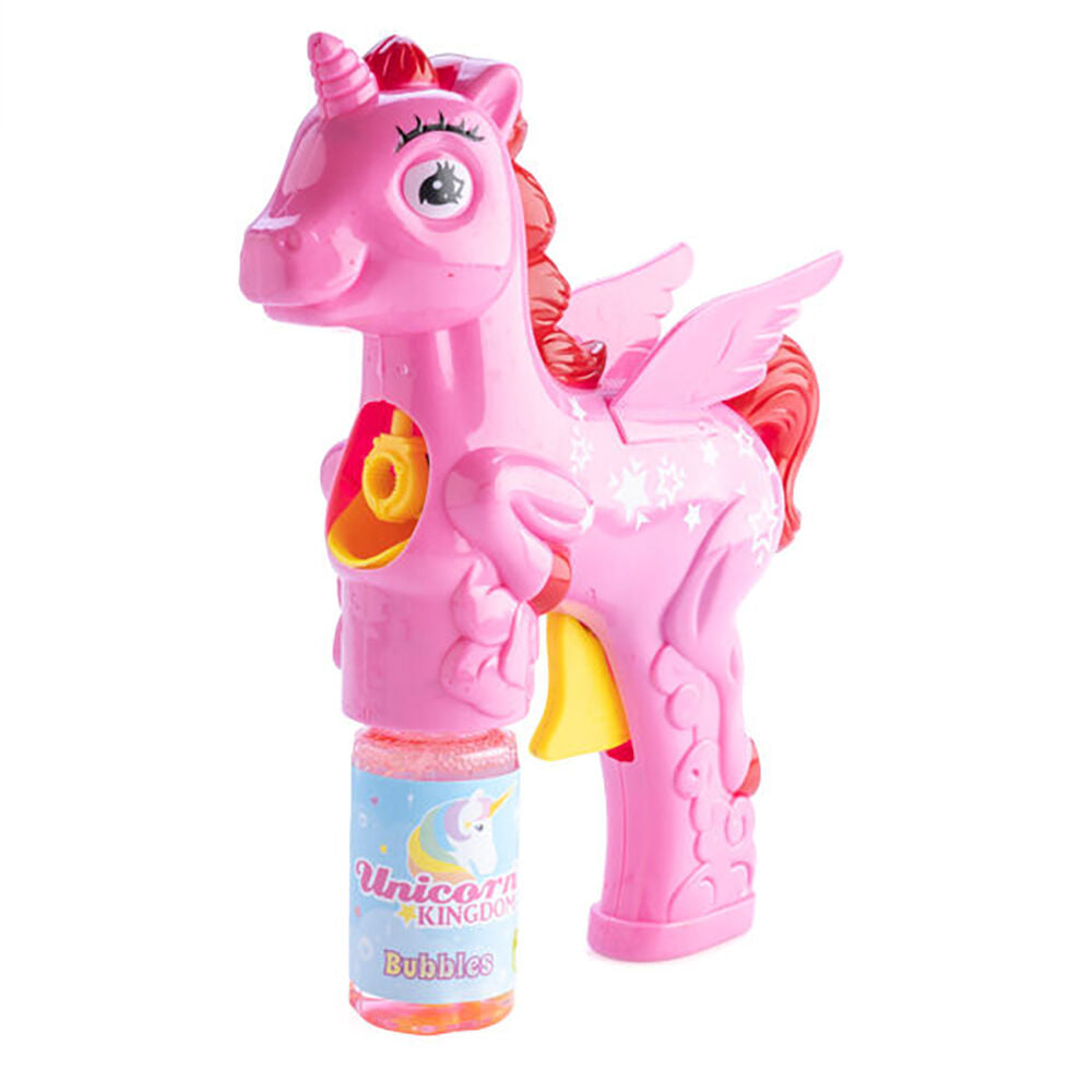 Unicorn Kingdom Bubble Maker Gun Kids/Children Outdoor Play Toy Pink Unicorn — image 2