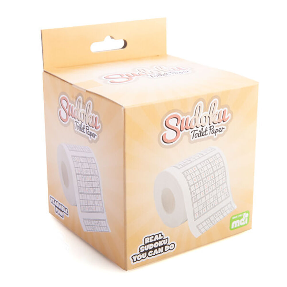 Mdi Toilet & Bathroom Paper Tissue Roll Sudoku Puzzle Design 3ply (6 Pack) — image 2