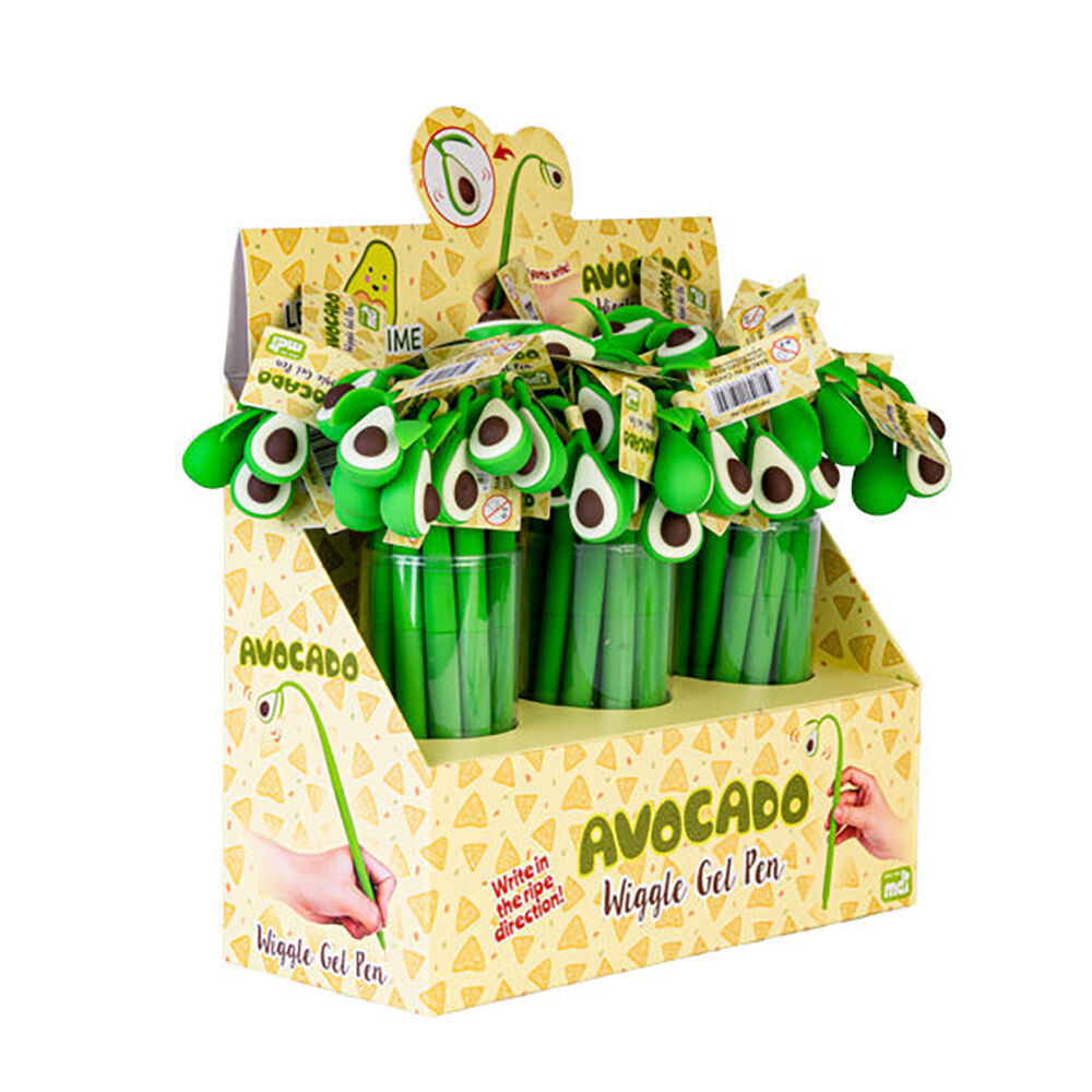 Mdi Wiggle Gel Pen School Writting Stationery Kids/Children Avocado (6 Pack) — image 4