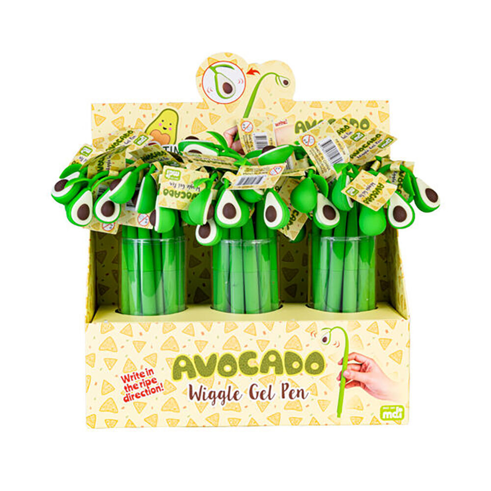 Mdi Wiggle Gel Pen School Writting Stationery Kids/Children Avocado (6 Pack) — image 5