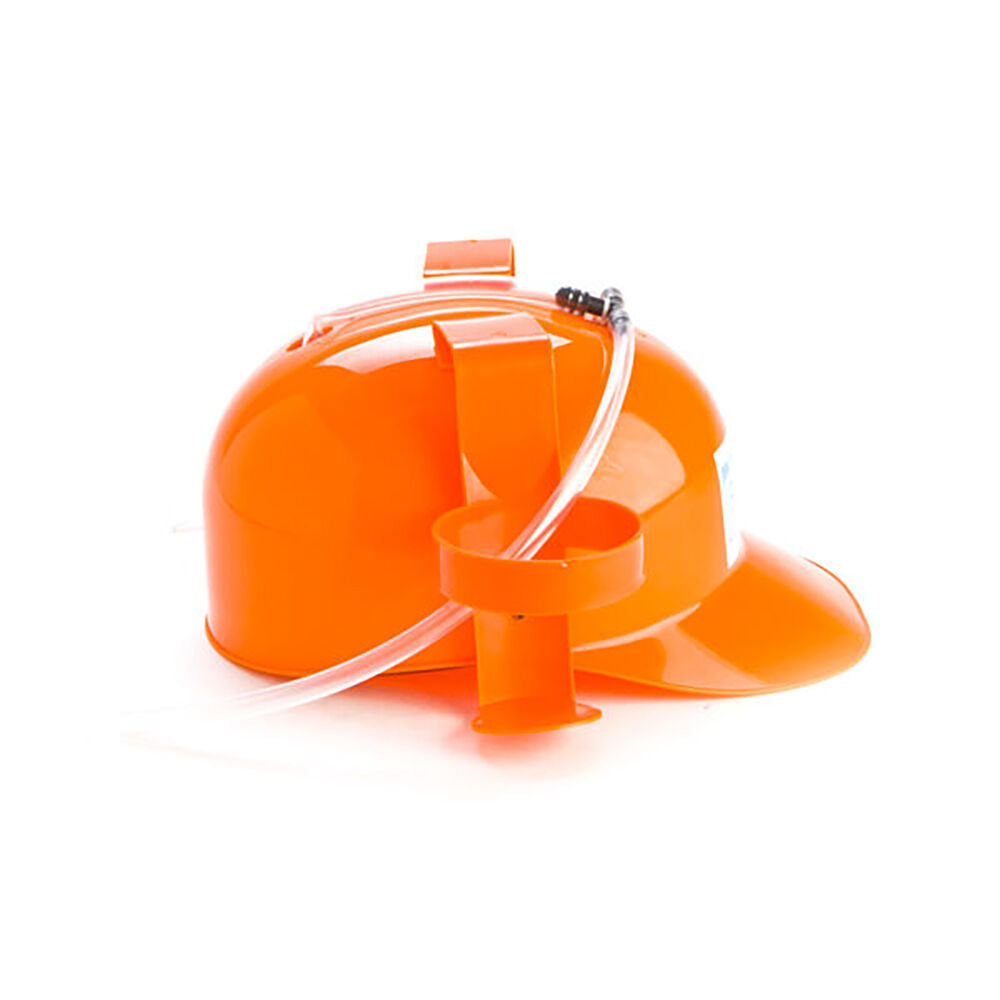Mdi Drinking Hat Beer Helmet Drink Dispenser Prescription 31x27cm Orange (2 Pack) — image 4