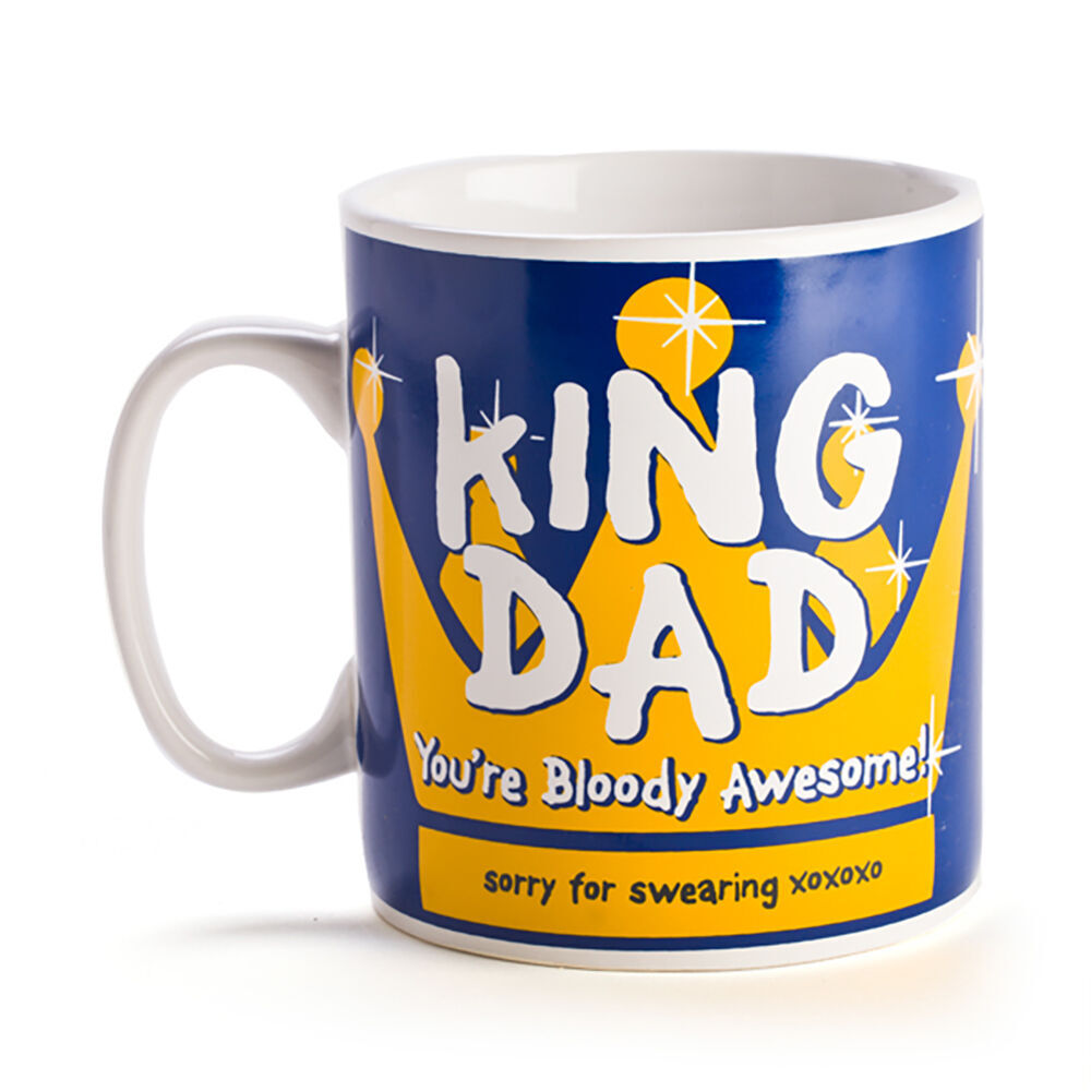 Mdi Giant Mug King Dad Home/Kitchen Drinkware Coffee/Water/Tea Mug Blue (2 Pack) — image 2