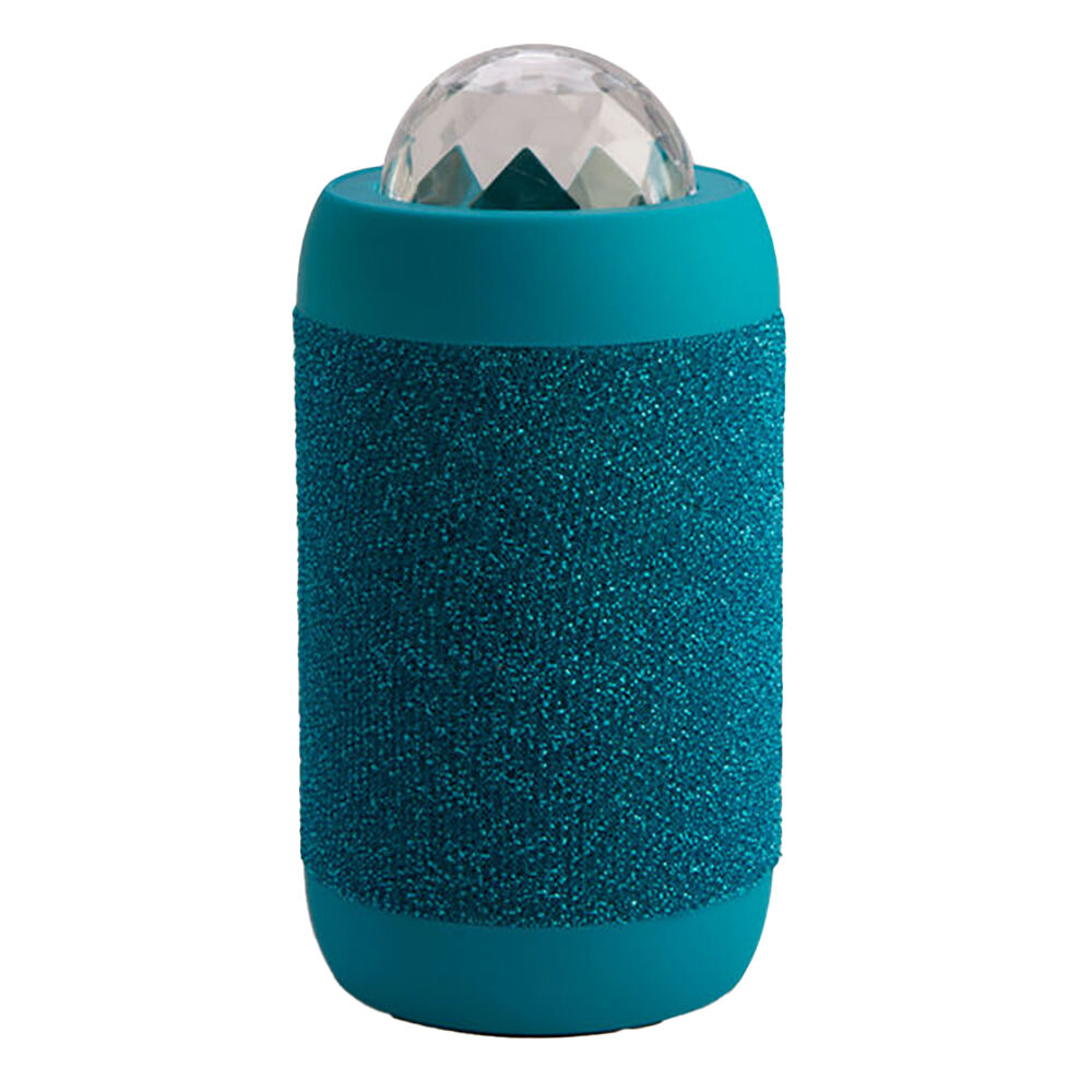 Art + Tech Disco Ball LED Party Bluetooth Wireless Speaker 7.5x14.5cm — Blue