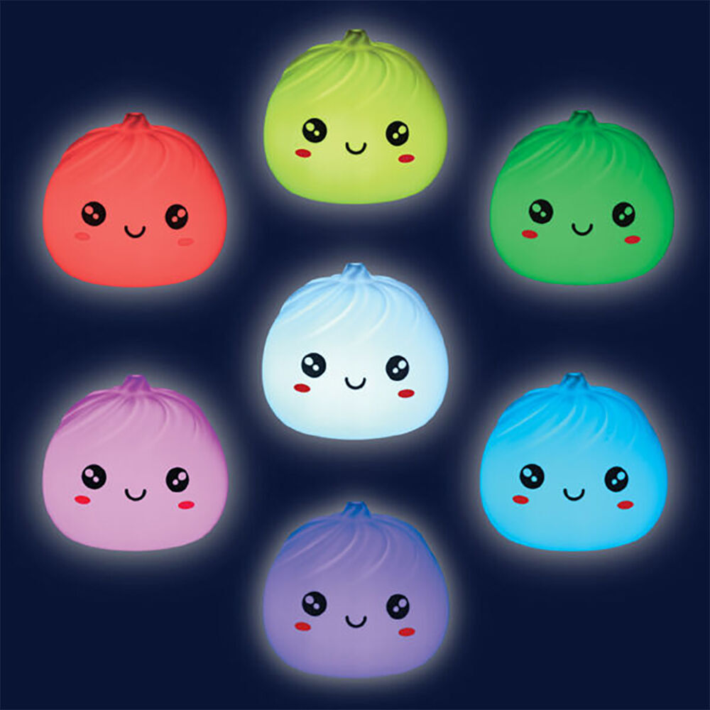 Art + Tech LED Lamp Steamed Bun Cute Night Light Desk Home Decoration 11cm (2 Pack) — image 4