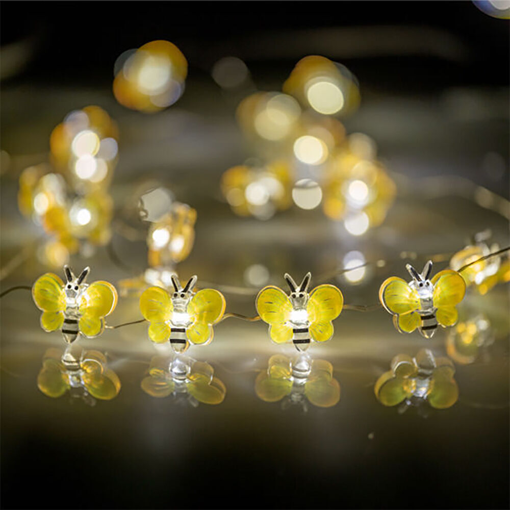 Art + Tech LED String Light Bee Themed Room Decor Party Lighting 23.8x3.5cm (3 Pack) — image 3