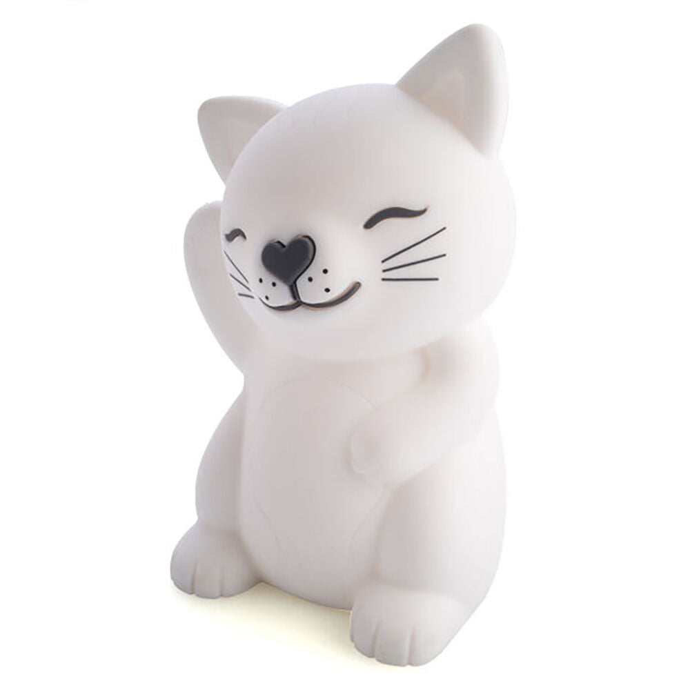 Lil Dreamers Silicone Touch Led Lamp Light Kids Bedroom Decor White Cat — image 3