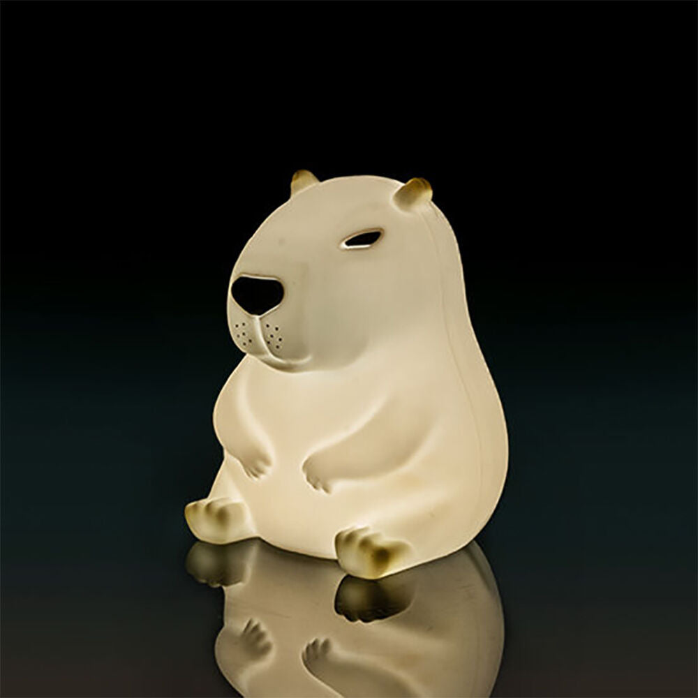 Lil Dreamers Silicone Touch Led Lamp Light Kids Room Decor White Capybara — image 3