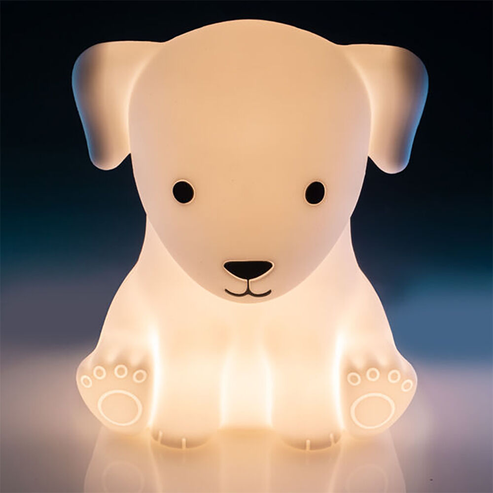 Lil Dreamers Silicone Touch Led Lamp Light Kids Bedroom Decor White Dog — image 2