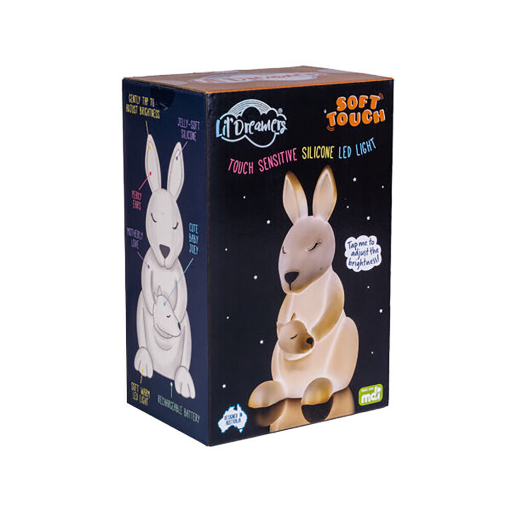Lil Dreamers Silicone Touch Led Lamp Light Bedroom Decor White Kangaroo — image 6
