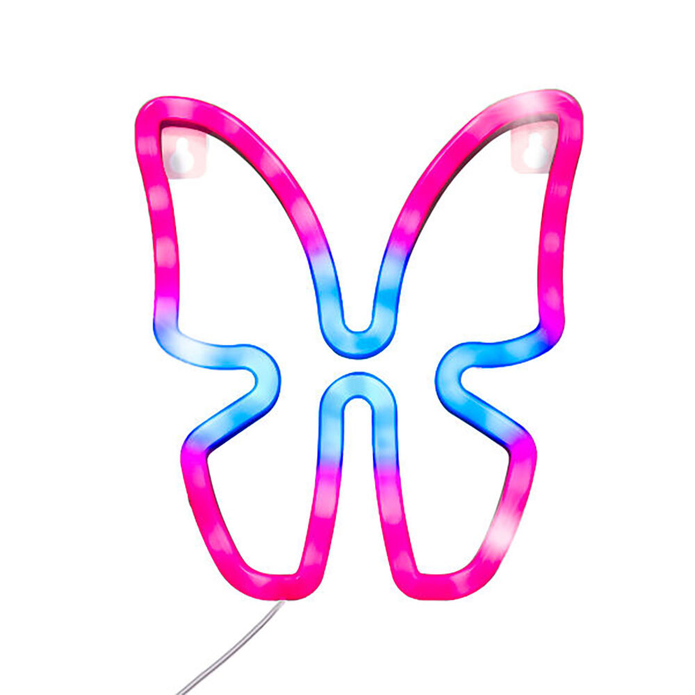 Art + Tech LED Wall Light Butterfly Cute Home Decor Lamp Display 18x22cm