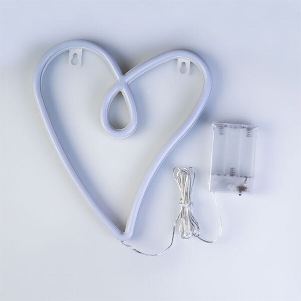 Art + Tech LED Wall Light Heart Romantic Home Accent Night Light 20x22.5cm — image 3