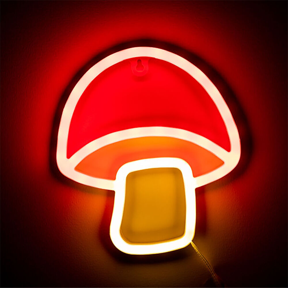 Art + Tech LED Wall Light Mushroom Whimsical Home Decor Accent Lamp 21cm — image 2