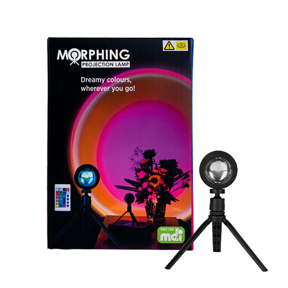 Mdi Morphing Projection Lamp 22cm LED Night Light Home/Room Display Decor — image 5