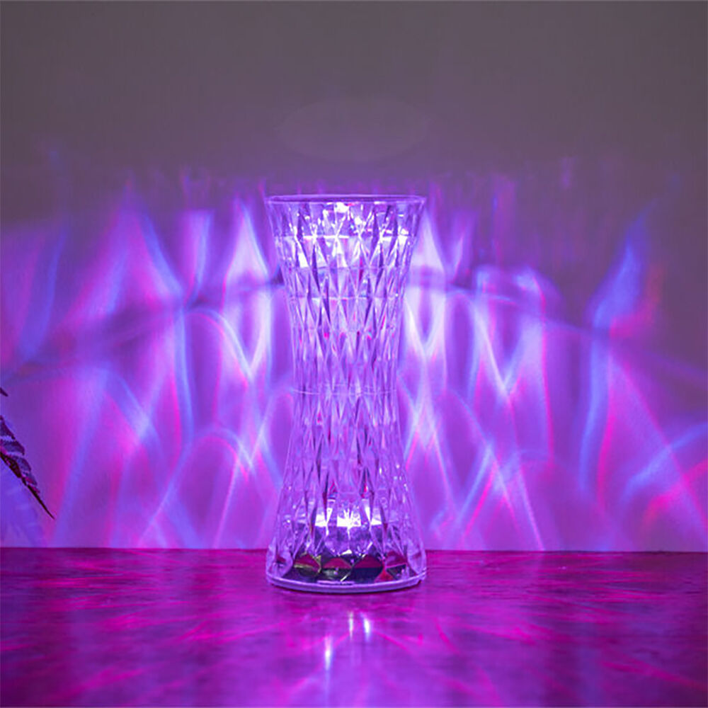 Art + Tech Sparkling Crystal Lamp 16-Colours Touch Control LED Night Light — image 2