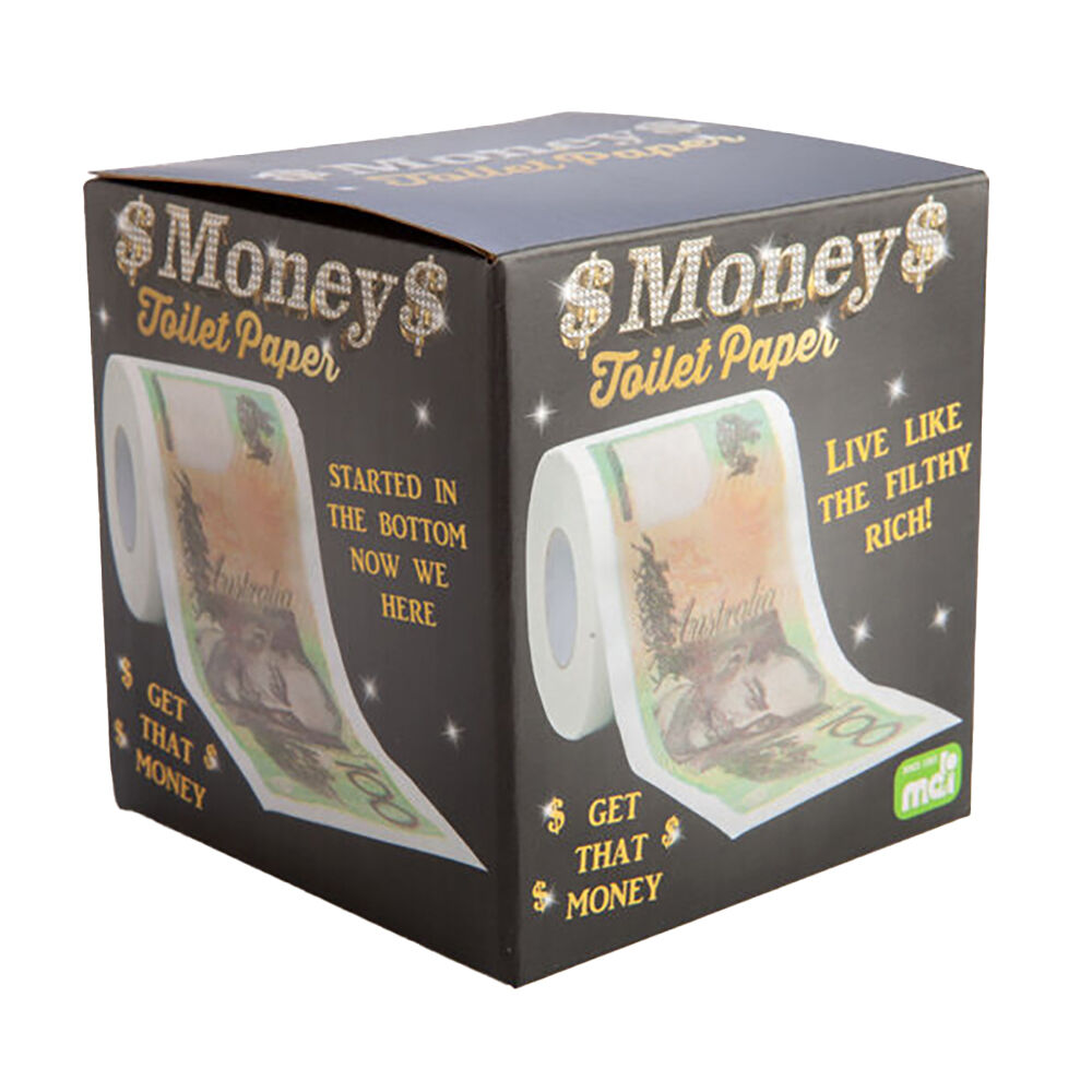 Outback Mates 3ply Tissue Roll Toilet & Bathroom Paper 100 AU Dollar Bill