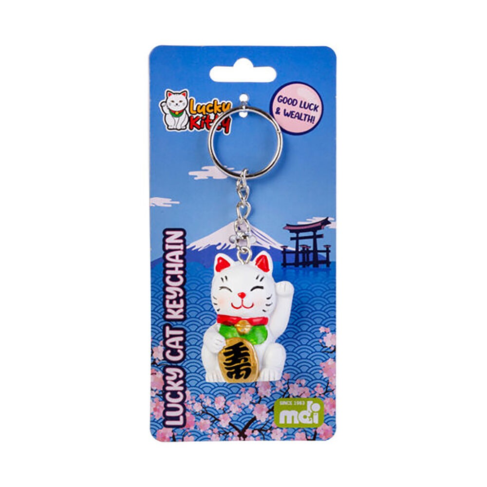 Lucky Cat Keychain Kitty Mini Animal Charm Toy Bag Accessory for Kids 5x3cm — image 4