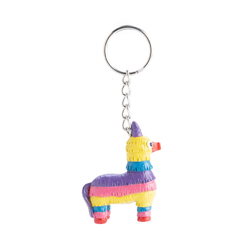 Alpaca Valley Keychain 6cm Pinata Llama Keyring Colorful Charm Bags Kids — image 3