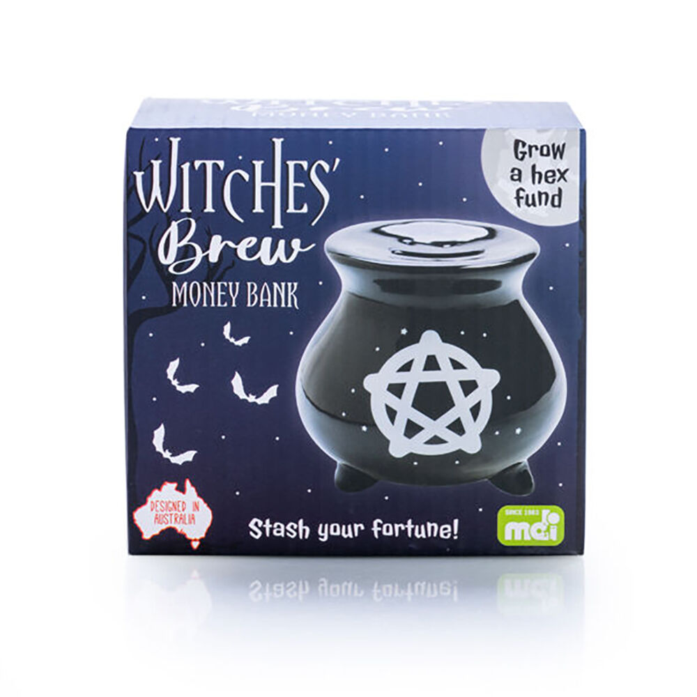 Mdi Money Bank Novelty Coin Money Saver Cauldron Witch Home Decor 12.4x11cm — image 4